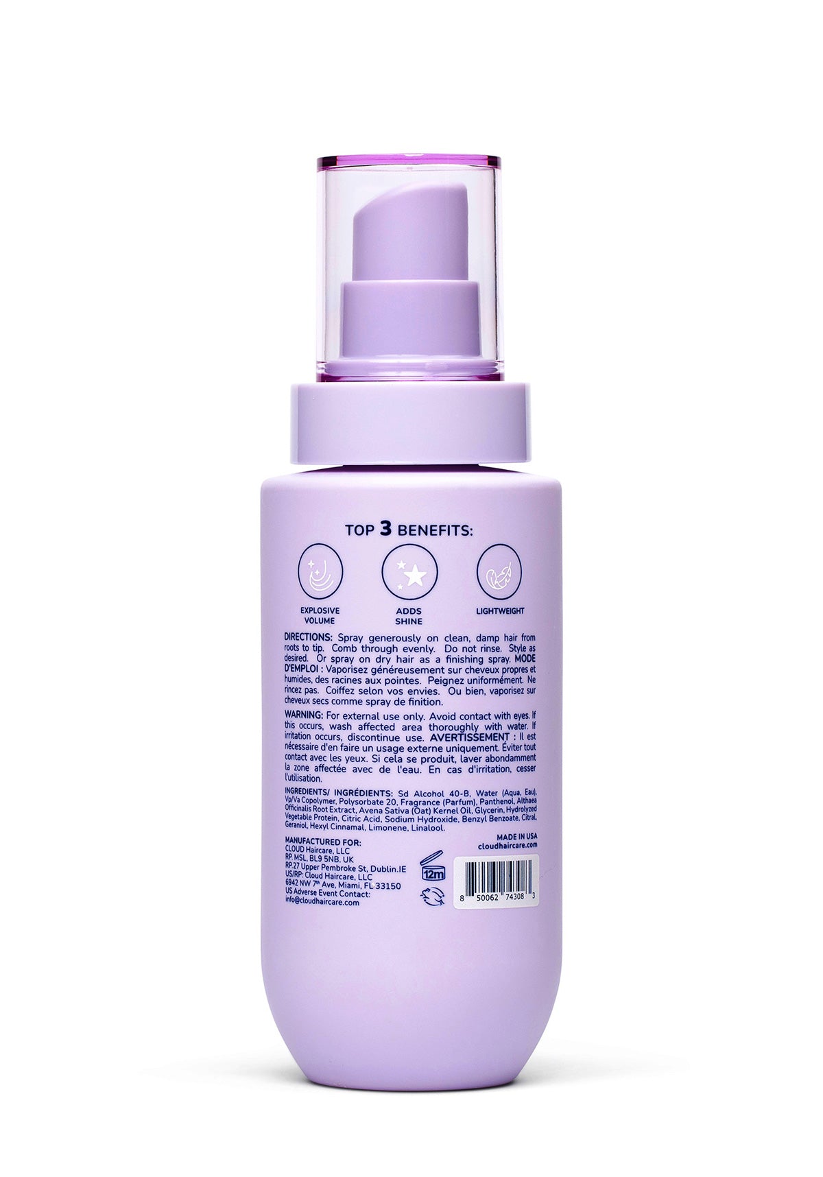 Cloud Volumizing Styling Spray